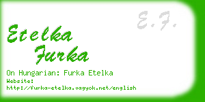 etelka furka business card